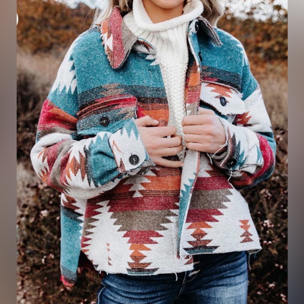 Cozy Multicolor Aztec Sweater